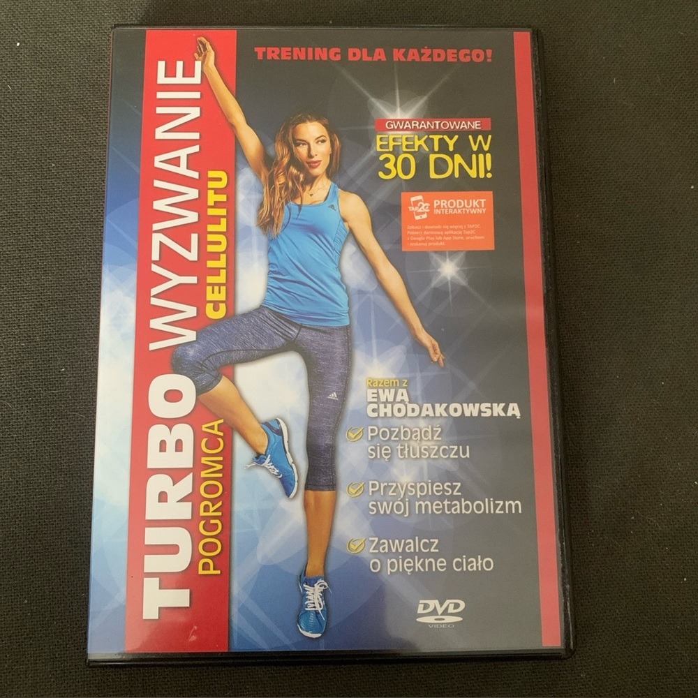 TURBO WYZWANIE Ewa Chodakowska Pogromca Celulitu Efekty w 30 Dni DVD Polish